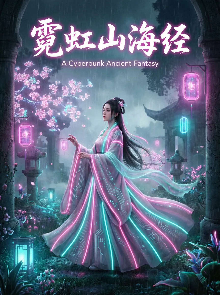 撸管视频 古风奇缘短剧 - 霓虹山海经海报
